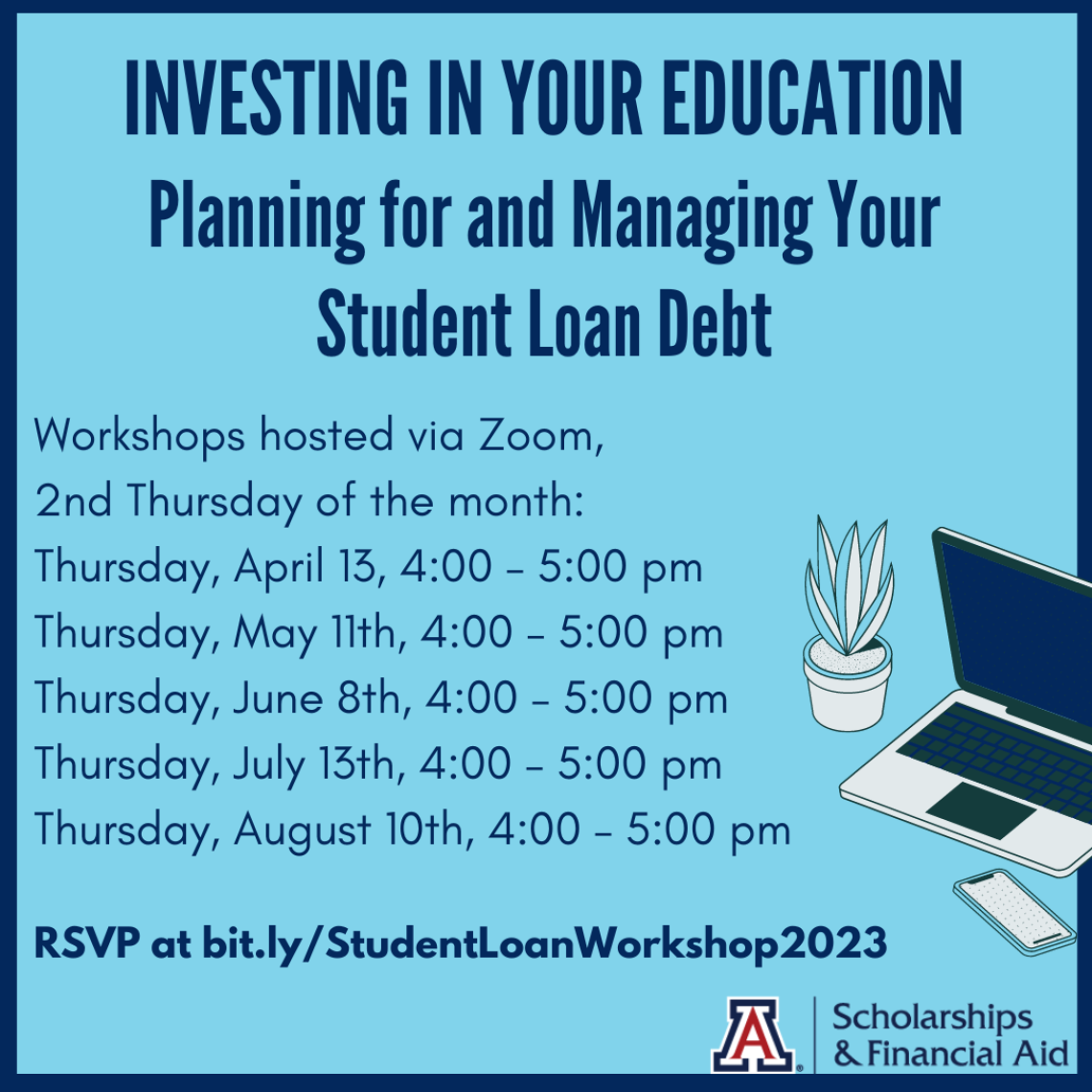 Investing in your education workshop flyer
