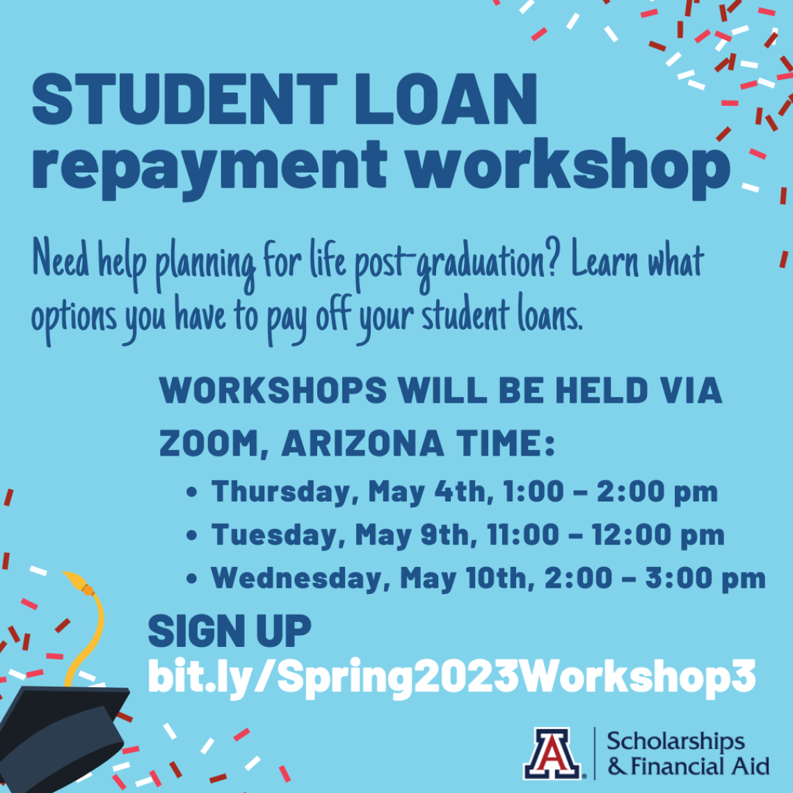 Student Loan Repayment workshop flyer