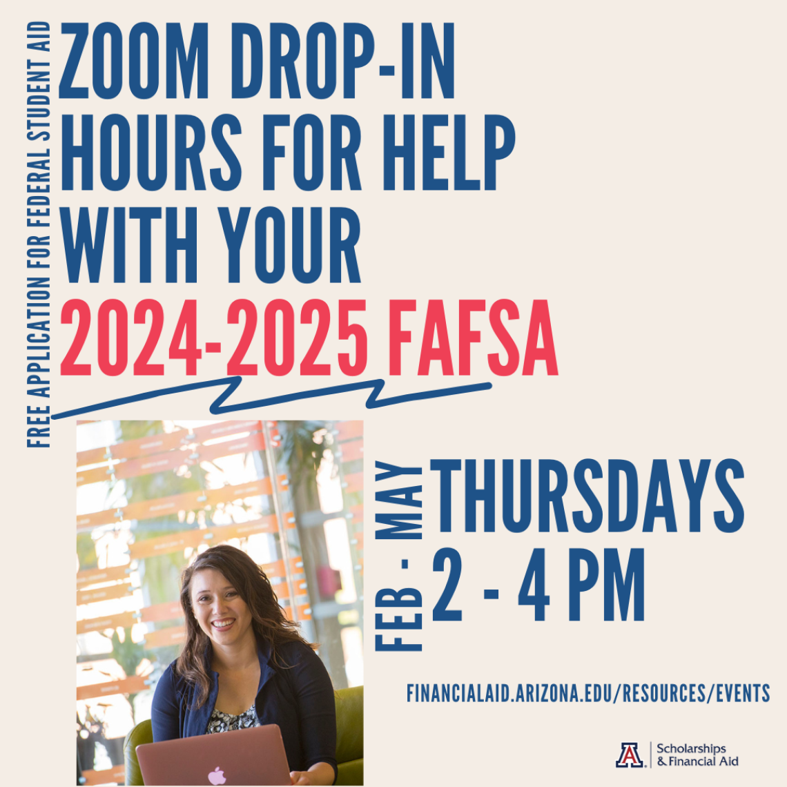 Drop in FAFSA help flyer