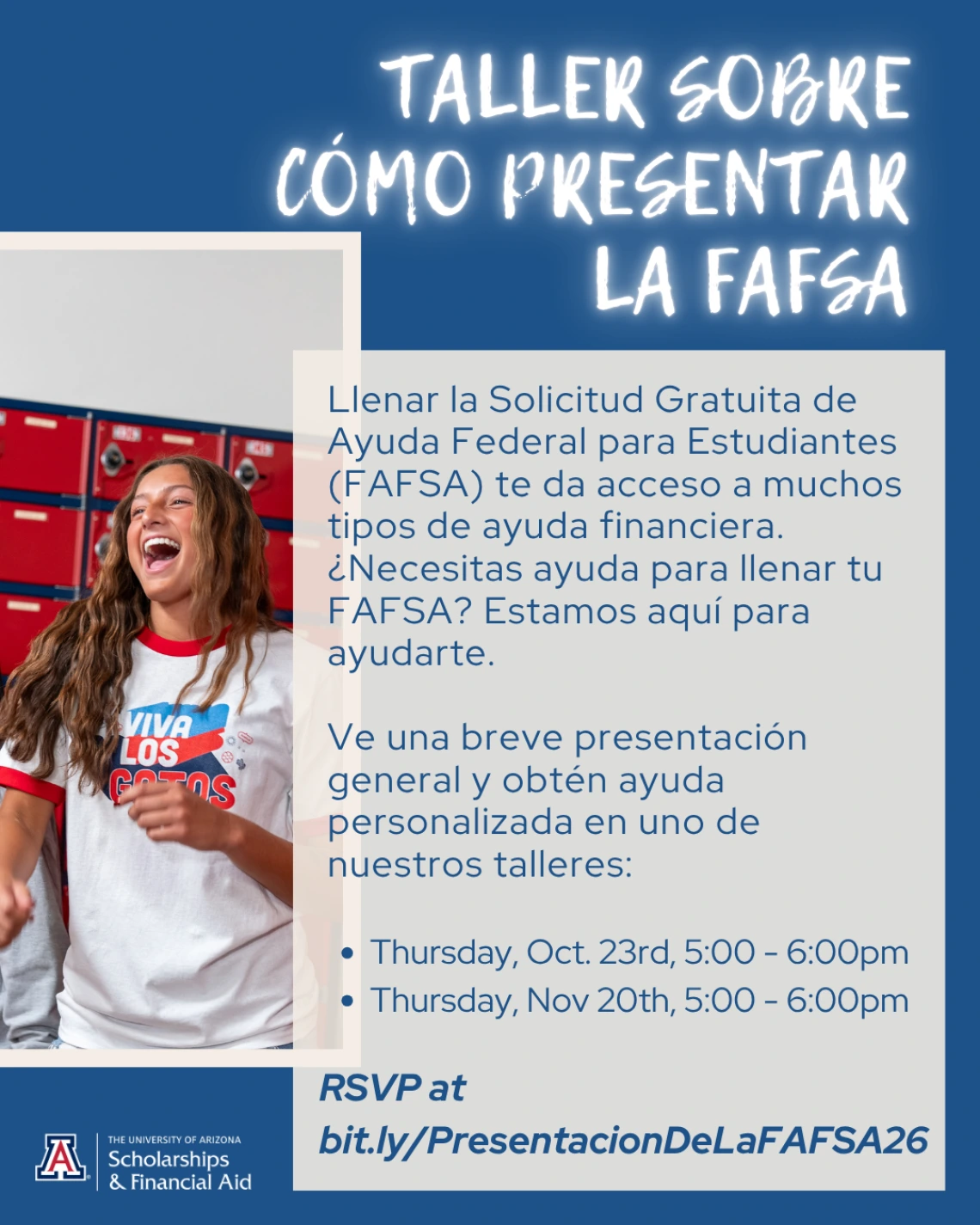 TALLER SOBRE CÓMO PRESENTAR LA FAFSA