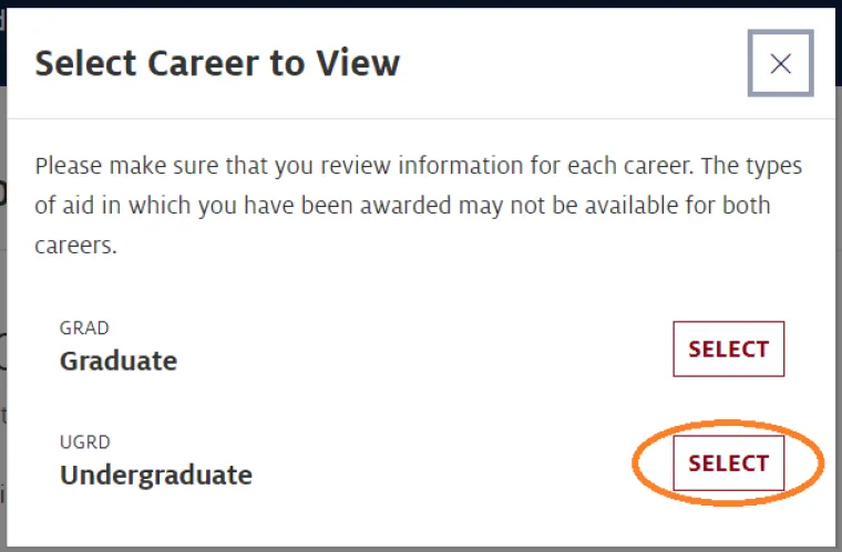 Select Undergraduate Career