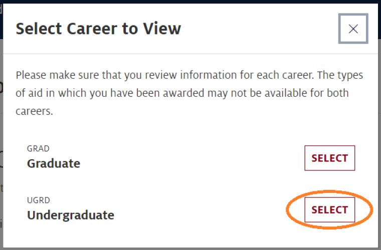 Select Undergraduate Career