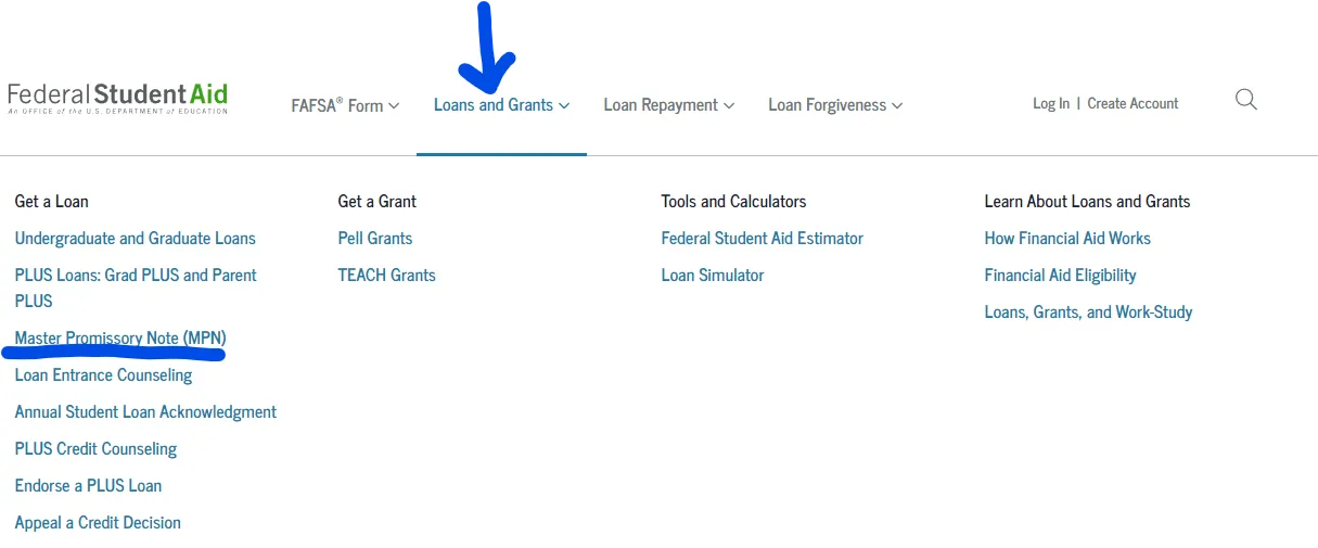 Master Promissory Note Navigation