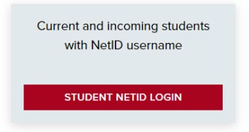 Student Net ID Login button