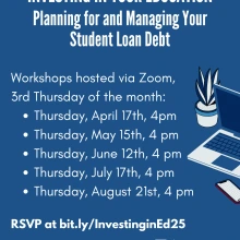 Investing in Your Education Workshop